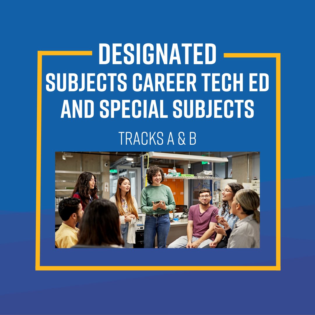 Turn your career expertise into a rewarding teaching opportunity with our Designated Subjects CTE or Special Subjects credential! ow.ly/gBHB50UMfY2

#UCRExtension #ProfessionalDevelopment #CTE