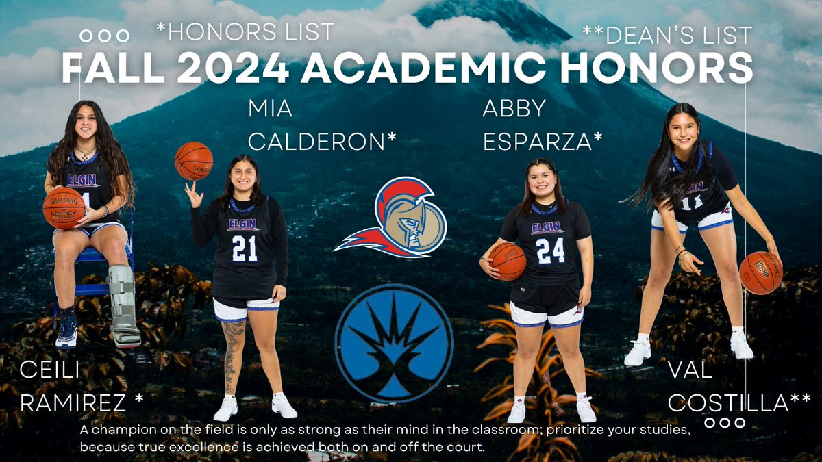 eccwomensbball's tweet photo. Celebrating the perfect balance of athletic talent and academic excellence! These basketball players exceled in the classroom as well, proving hard work &amp; dedication lead to success in every aspect.  True champions in every sense!  @ceili_ramirez  @AbbyEsparza2024 @valeriacost11 https://t.co/0SAvXOID1t