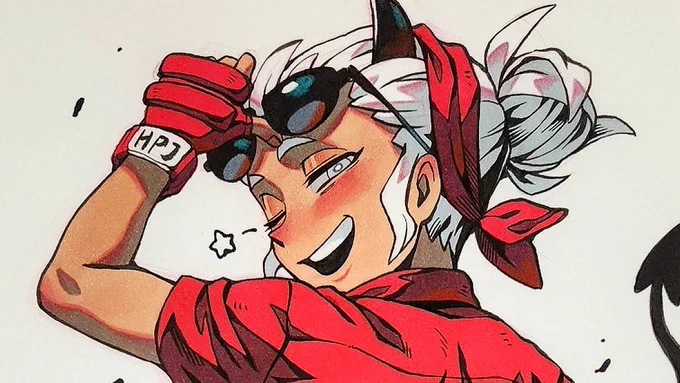 Mafia Pucca / Justice / Part time job Sasha / Delivery Marcy These are some recent drawings! Their smiles are always the best haha! You can see the full image on Patreon or here in 3 weeks! Thanks for watching! 
