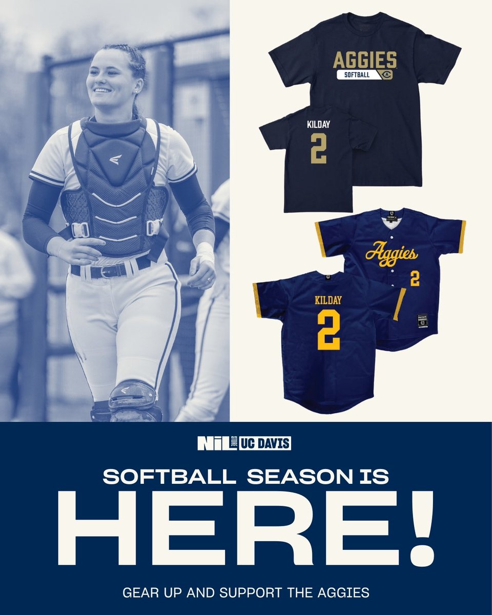 Softball is back THIS WEEK!

Support Grace and the Aggies by shopping their lockers🛍️

🛒nil.store/uc-davis/ucdav…