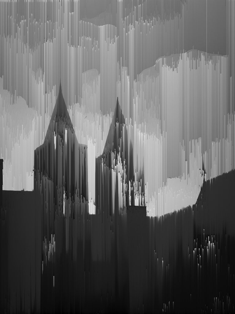 pixelcage's tweet photo. Martinskirche Jan. 2025 #kassel #sw #blackwhite #leica #leicalux #photography im #generative #pixelsort #remix https://t.co/3NTDaf5oyV