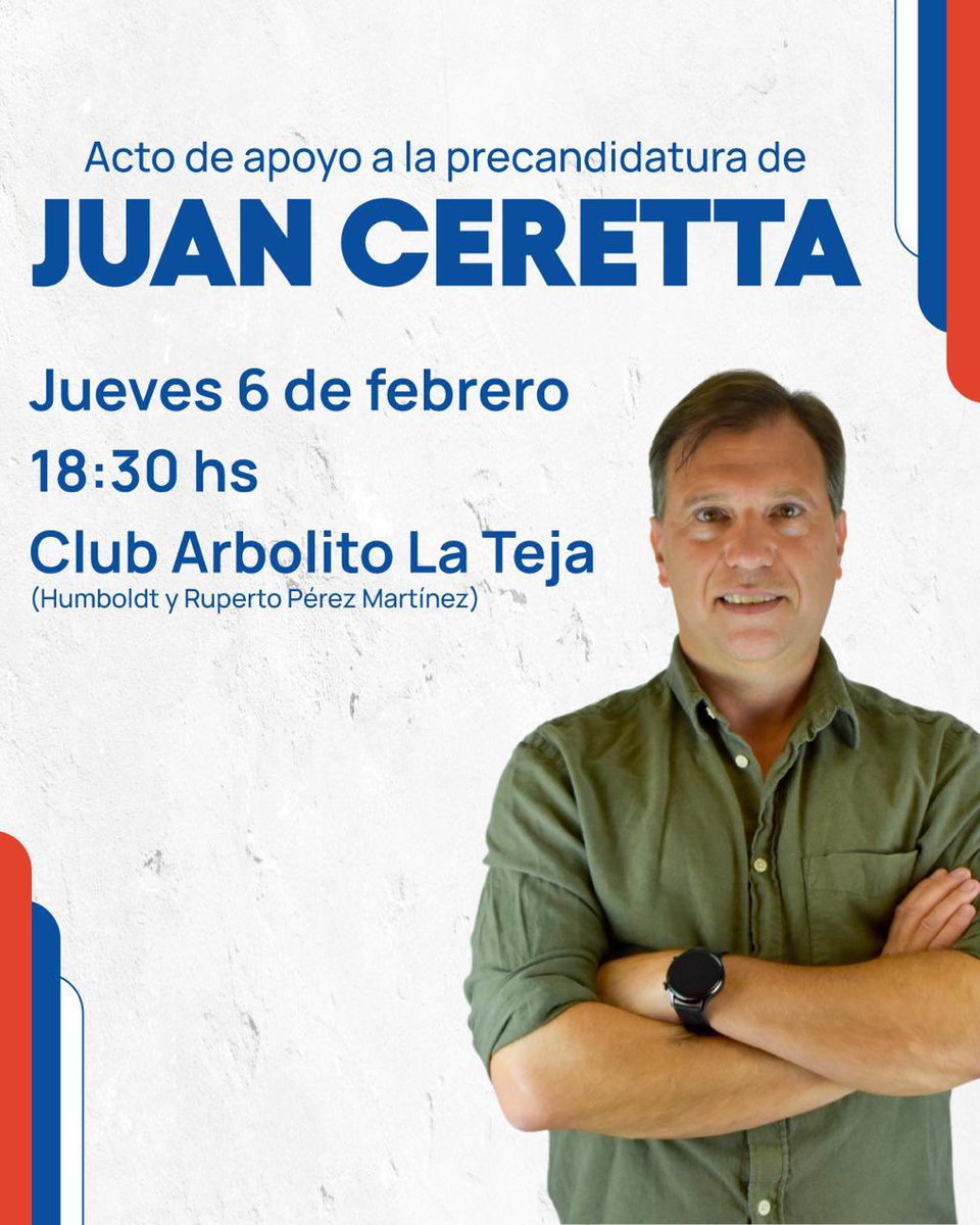 psmontevideo's tweet photo. ✊🏼 𝘼𝙘𝙩𝙤 𝙙𝙚 𝙖𝙥𝙤𝙮𝙤 𝙖 𝙡𝙖 𝙥𝙧𝙚𝙘𝙖𝙣𝙙𝙞𝙙𝙖𝙩𝙪𝙧𝙖 𝙙𝙚𝙡 𝙘𝙤𝙢𝙥𝙖ñ𝙚𝙧𝙤 @juanceretta a la Intendencia de Montevideo.

El acto será en el mítico Club Arbolito de La Teja (Humboldt y Ruperto Pérez Martínez). 

🗓️ Jueves 6 de febrero
⏰ 18:30 horas https://t.co/OwH14OPSnd
