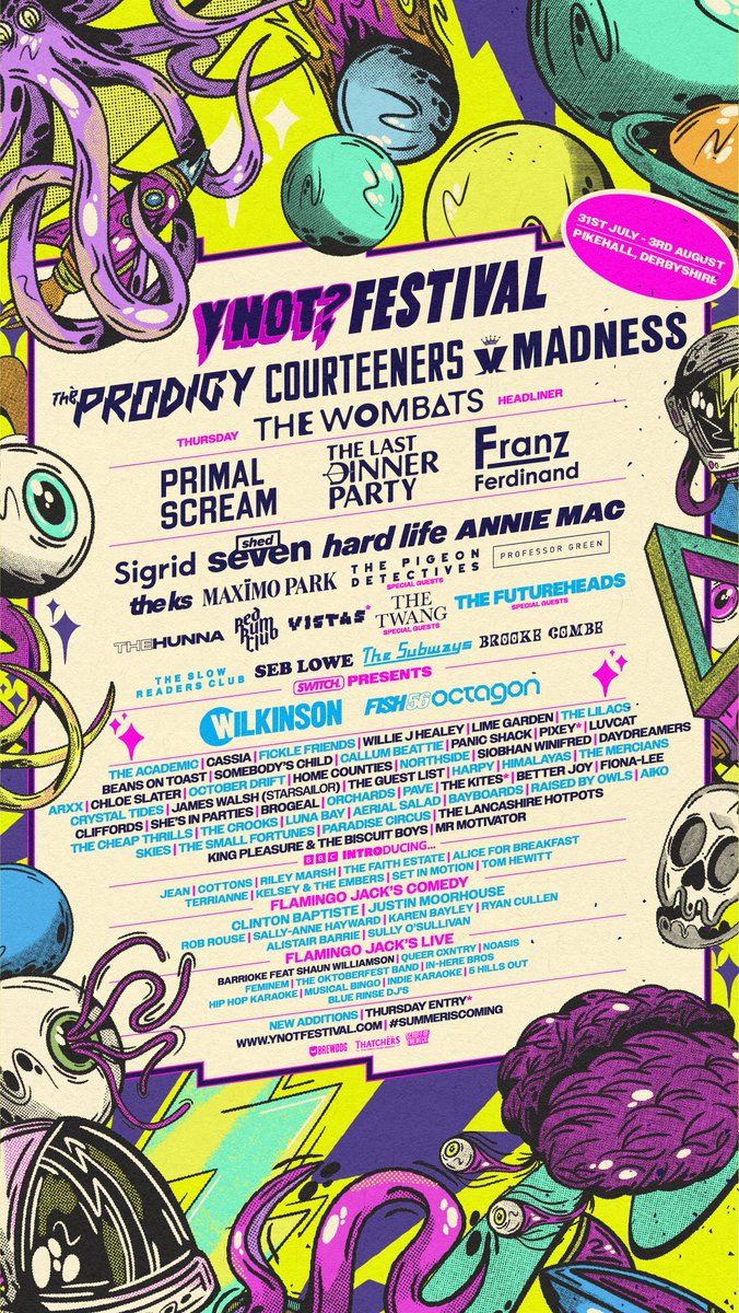 YNOT!! We’re buzzing to announce we’ll be heading to Pikehall for this beauty of a  festival, see you there 🫡