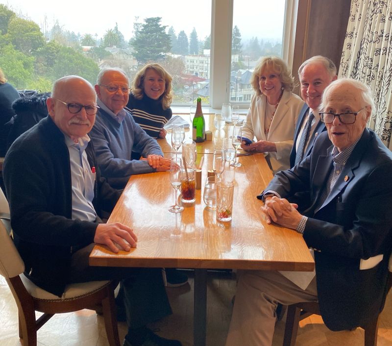 DrJohnKirwan's tweet photo. This is not something you see very often. 

Four decades of Pennington Biomedical Research Center leadership in San Francisco to share experiences, accomplishments, and future directions. Thank you to my fellow Penningtonian Executive Directors - George, Claude, Steve, Donna and of course, Anne Duke, for all that you have done for Pennington Biomedical, the field of obesity and metabolic health!

We look forward to many more great scientific discoveries in the next 40 years!!! 😀