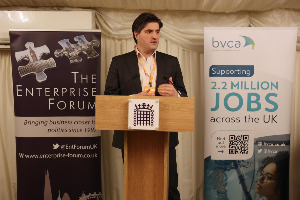 EntForumUK's tweet image. Last night. The 1922 Committee and @EntForumUK Business Reception in partnership with @BVCA. Thank you to our guest speaker and host @BobBlackman and to businesses and parliamentarians attending.