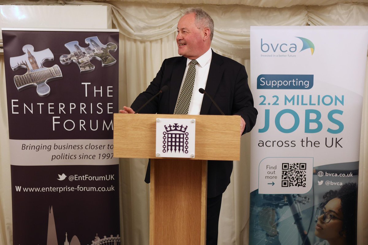 EntForumUK's tweet image. Last night. The 1922 Committee and @EntForumUK Business Reception in partnership with @BVCA. Thank you to our guest speaker and host @BobBlackman and to businesses and parliamentarians attending.