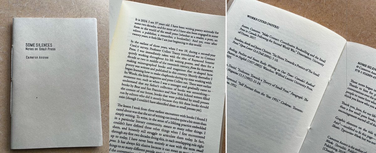 A small ($10) contribution to Canadian small press can be made by purchasing one of these. We did it through Anstee’s  Etsy shop.