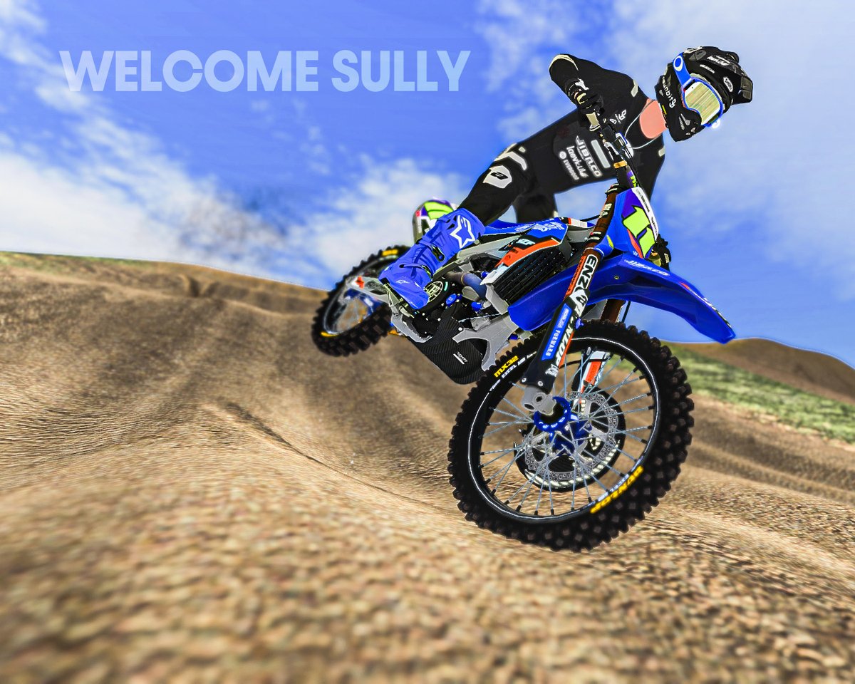 SYSonYT's tweet photo. We want to welcome Sully aka Luke Sullivan to our content creator team on the MX Simulator side! The reigning MXS Playoffs champ will be reviewing tracks for us this year and helping you guys learn some cool stuff about the game! https://t.co/UzZ2vvPOjz