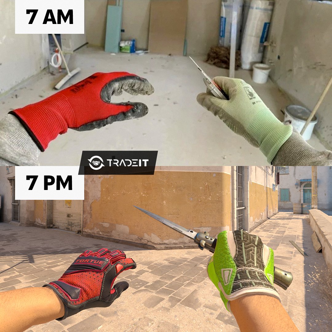 Working at 7 AM VS 7 PM 😉