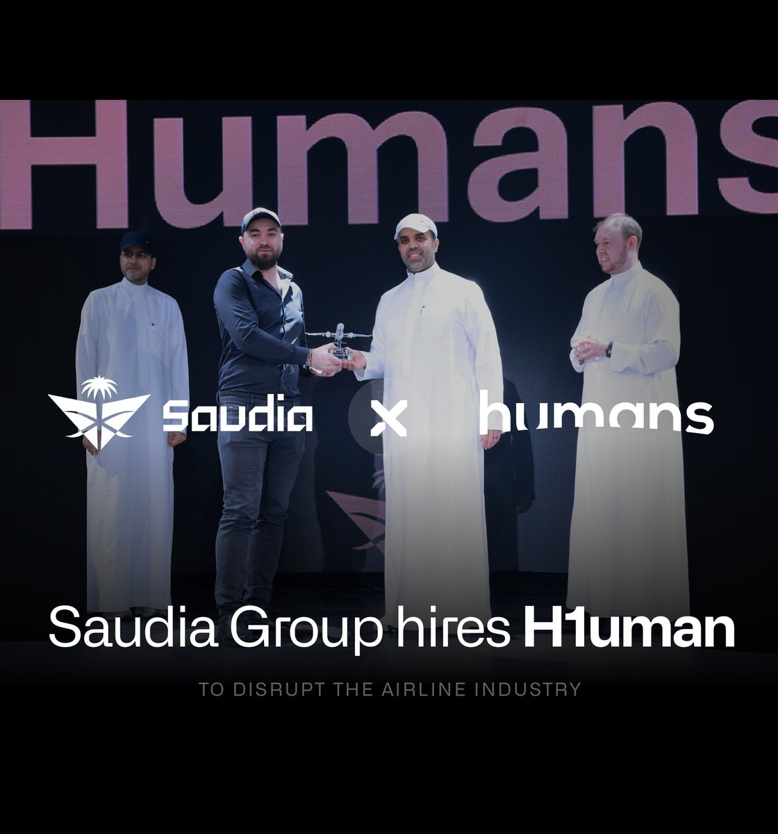 humansdotai's tweet photo. 2/10
https://t.co/a1YRwGXiSY has been recognized as one of the Top global innovators at @SaudiaGroup's groundbreaking technology showcase aboard the AROYA Cruise, https://t.co/cLuWsCP3RA