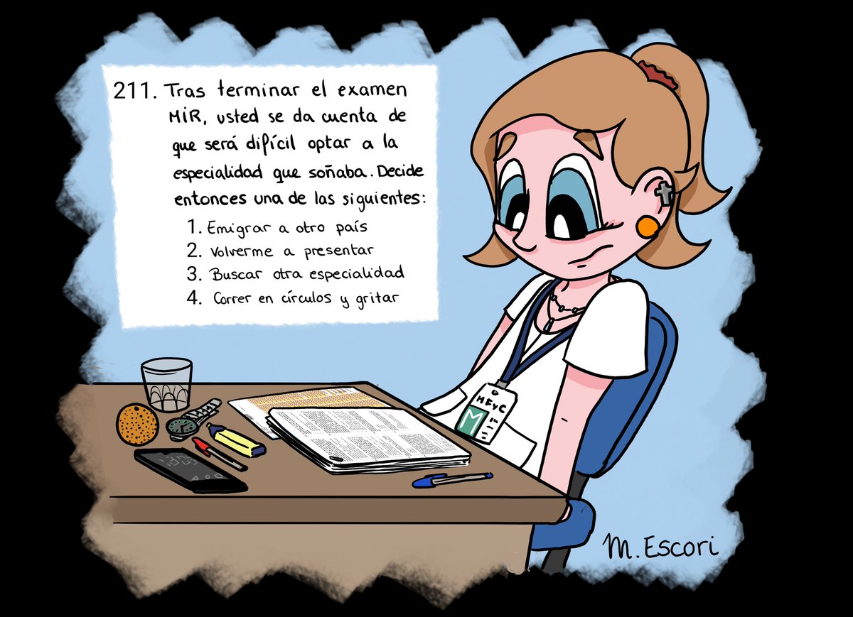 Nueva entrada en: *Diario de una médica rural*
👇🏼👇🏼👇🏼🖊️📖🎨👇🏼👇🏼👇🏼
"04/02/2025: Mi examen MIR, el examen MIR, elegIR"
diariodeunamedicarural.blogspot.com/2025/02/040220…
#MIR2025 #2MIR25 #MIR #ExamenMIR