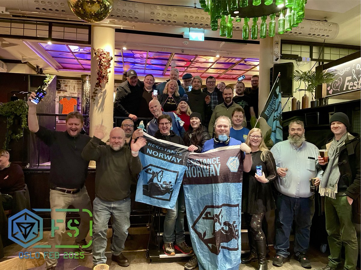 magneand's tweet photo. #Ingress #XFac #IngressFS #FSOslo #IFS #NIA #Niantic #FirstSaturday #FirstSaturdayOslo #IngressPrime #FSOslo #February  #Resistance #Enlightened https://t.co/SFoJjERmow