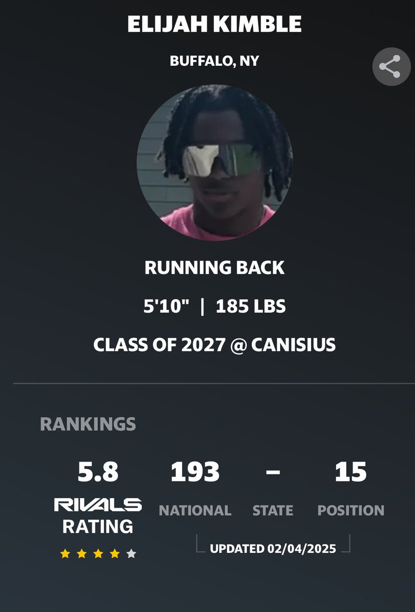 #AGTG, Blessed to be named a Rivals 4⭐️ <a href="/Paulwoods2/">Coach Paul R. Woods sr.</a>