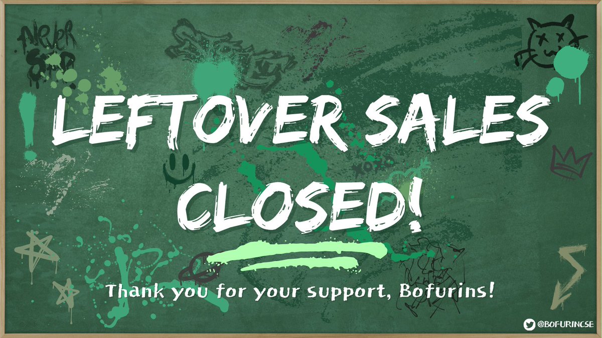 bofurincse's tweet image. 🎐 LEFTOVER SALE CLOSED! 🎐
The final bell has rung—our leftover sale is officially CLOSED! ✨
Thank you to everyone who grabbed their faves and supported ⌞AFTER SCHOOL⌝ one last time! 💚
See you next time! 👀
#WBAfterSchoolCSE