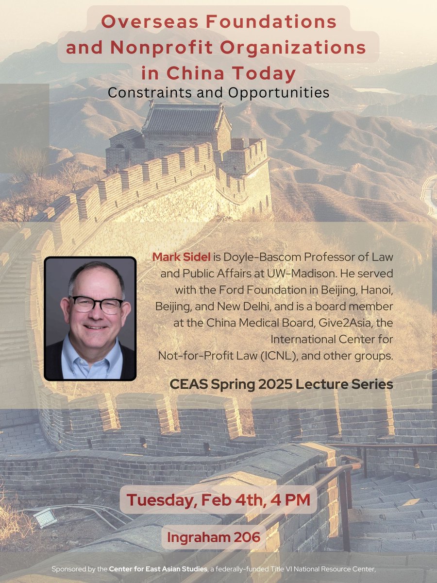 UW-Madison Center for East Asian Studies (CEAS) tweet media