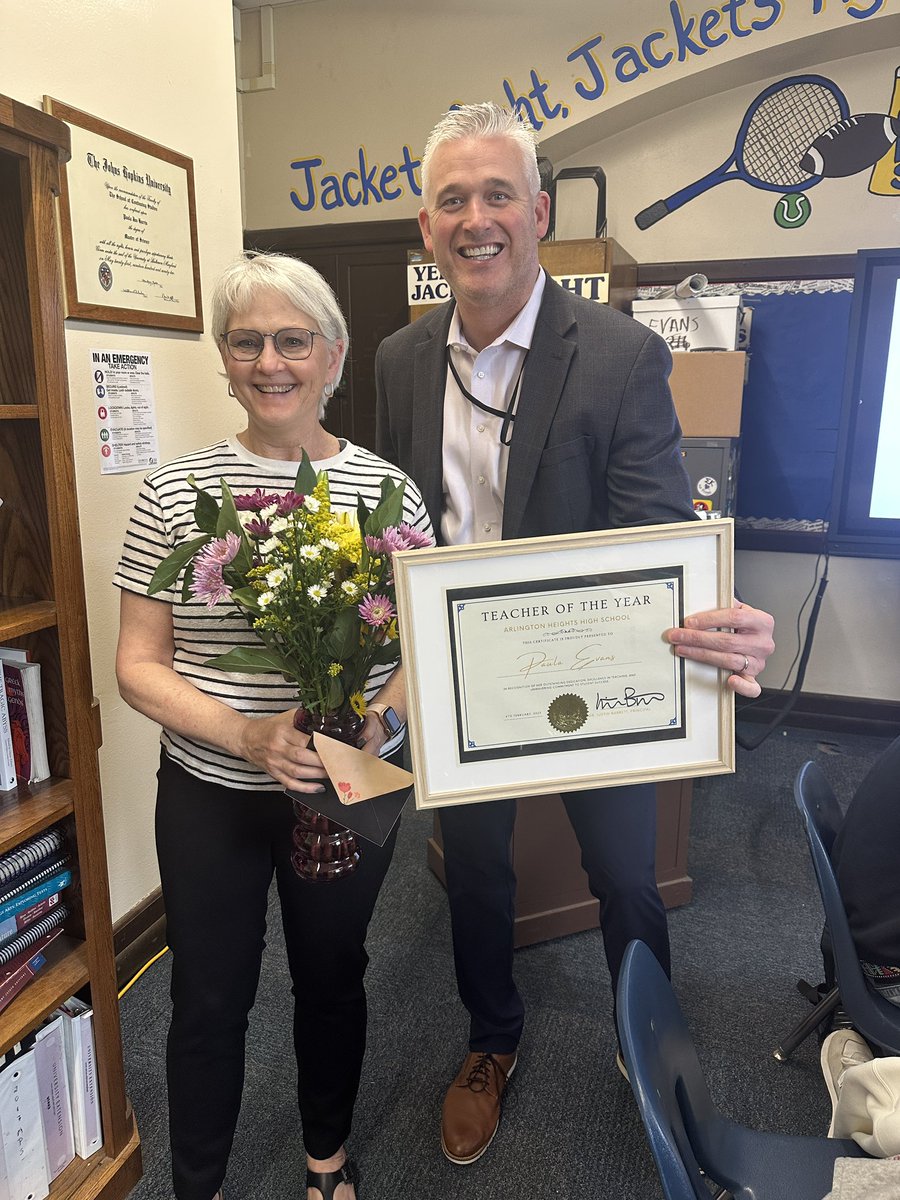 Arlington Heights High School (@heightsfwisd) on Twitter photo Congrats to Paula Evans, our amazing English teacher & department chair, on being named Teacher of the Year! Her dedication, leadership, and passion for academic excellence inspire us all. ππ <a href="/karenmolinar/">karenmolinar</a> <a href="/CharlieGarciaFW/">ππ‘ππ«π₯ππ¬ π. πππ«ππ’π, Ed.D.</a> <a href="/MASerrano20/">Miguel Angel Serrano, Ph.D.</a> <a href="/drbarrettAHHS/">Justin Barrett</a> <a href="/EducatorStrom/">Mel Strom</a> <a href="/AFBohannon/">Alicia Bohannon</a> Congrats to Paula Evans, our amazing English teacher & department chair, on being named Teacher of the Year! Her dedication, leadership, and passion for academic excellence inspire us all. ππ <a href="/karenmolinar/">karenmolinar</a> <a href="/CharlieGarciaFW/">ππ‘ππ«π₯ππ¬ π. πππ«ππ’π, Ed.D.</a> <a href="/MASerrano20/">Miguel Angel Serrano, Ph.D.</a> <a href="/drbarrettAHHS/">Justin Barrett</a> <a href="/EducatorStrom/">Mel Strom</a> <a href="/AFBohannon/">Alicia Bohannon</a>