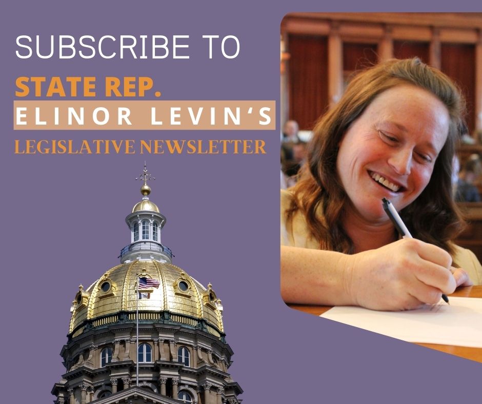 Subscribe to my newsletter and receive weekly updates about all that happens in the Statehouse. Use this link to sign up:    eepurl.com/ihfkwn