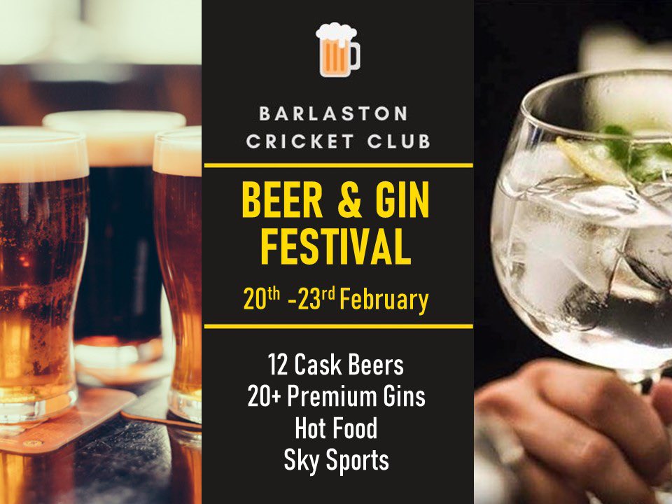 Just over 2 weeks to our awesome Beer &amp; Gin Festival. We’re very grateful to <a href="/Lymestoneales/">Lymestone Brewery</a> for sourcing our beer from a host of local breweries &amp; some from a bit further afield.

12 real ales come from 7 different breweries. It’s great to be able to support local industries.