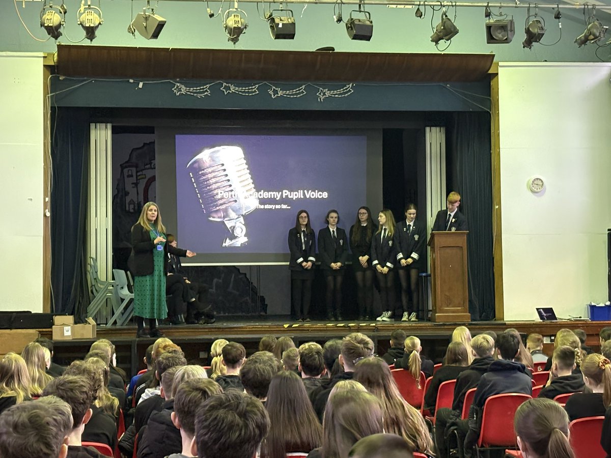 Perth Academy PE (@perthacademype) on Twitter photo We got to hear from our incredible Pupil Voice Team🥰
They shared what pupils said from our PV conferences and what school improvements are being made 😎
You said, we did 🤝
Look out for our new Pupil Voice Team notice board with all the information
<a href="/perthacademy/">Perth Academy</a>
#TeamPA We got to hear from our incredible Pupil Voice Team🥰
They shared what pupils said from our PV conferences and what school improvements are being made 😎
You said, we did 🤝
Look out for our new Pupil Voice Team notice board with all the information
<a href="/perthacademy/">Perth Academy</a>
#TeamPA