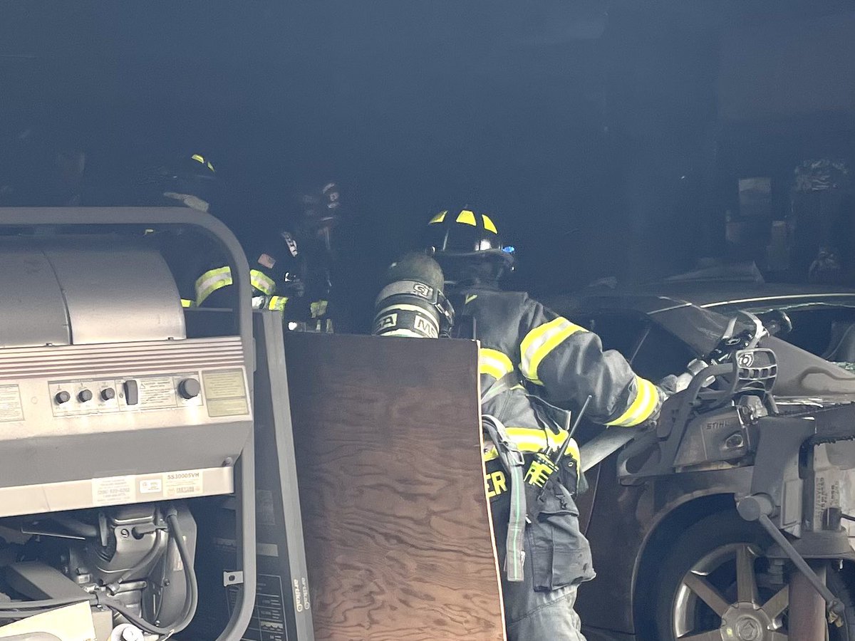 This morning LFD3 units were dispatched to a fire in a detached garage. Homeowner entered his garage and found heavy smoke and high heat. He immediately exited the structure, called 911 and shut down power to the structure. Fire was quickly extinguished.