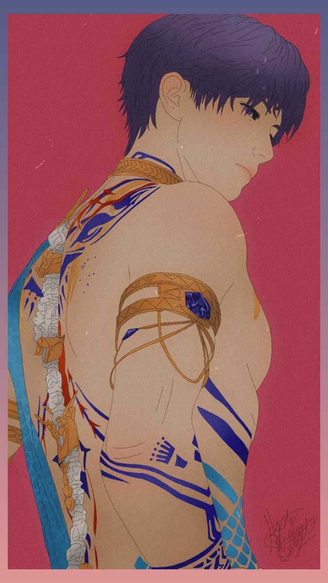 ryuu_sun92's tweet photo. My Rafayel drawing that I’m supppperrr proud of! #rafayel #LoveandDeepspace #drawing #art #fanart #godoftides https://t.co/vpW0QNxMyb