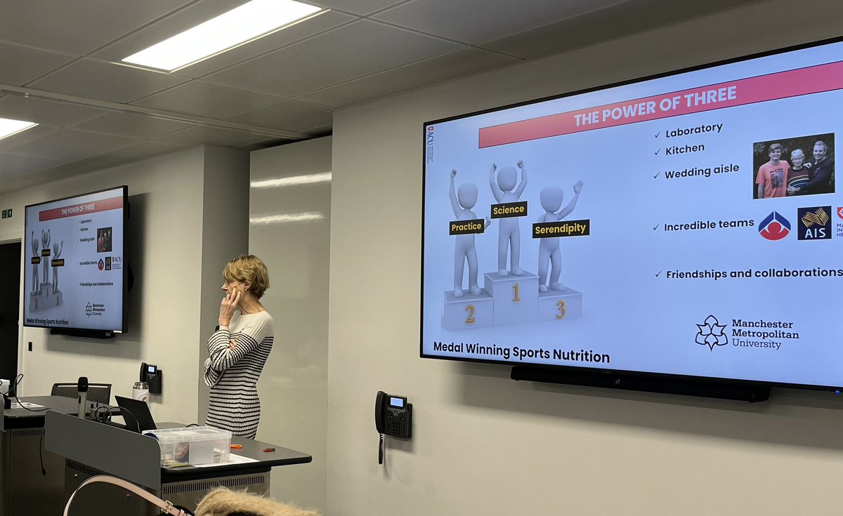 Tom Mullen (@tmullen_) on Twitter photo An incredible experience today for our sports nutrition students, learning from one of the best in the field <a href="/LouiseMBurke/">Louise Burke</a>
Invaluable discussion on industry trends, cutting-edge research, and practical advice for aspiring professionals
<a href="/McrInstSport/">Manchester Met Institute of Sport</a> An incredible experience today for our sports nutrition students, learning from one of the best in the field <a href="/LouiseMBurke/">Louise Burke</a>
Invaluable discussion on industry trends, cutting-edge research, and practical advice for aspiring professionals
<a href="/McrInstSport/">Manchester Met Institute of Sport</a>