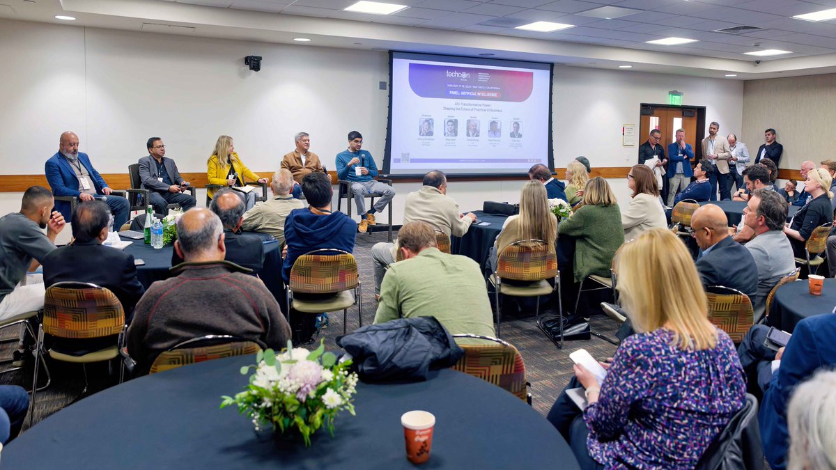 🚀 #TechConSoCal2025 sparks deep AI discussions! 🤖💡 Experts Cheryl Goodman, Raja Iqbal &amp; more explore AI’s real-world impact, future trends &amp; business transformation. Attendees gain key insights, staying ahead in the evolving AI landscape! 🔥✨ #AI #Innovation #FutureOfTech