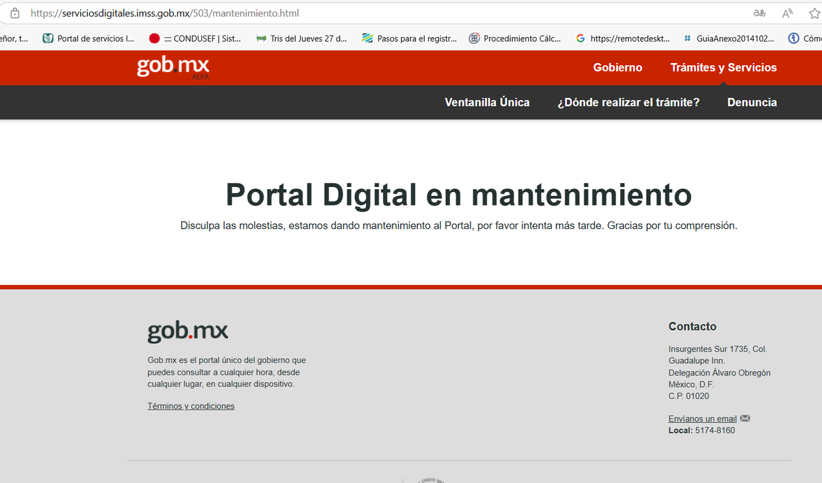deni_lags's tweet photo. @pepesoto escritorio virtual me sale que esta en mantenimiento https://t.co/0PkHZWcnY5