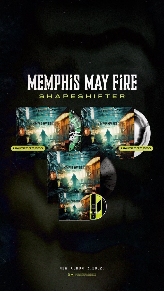 SHAPESHIFTER drops March 28th! Have you preordered yet?? memphismayfire.lnk.to/ShapeshifterAl…