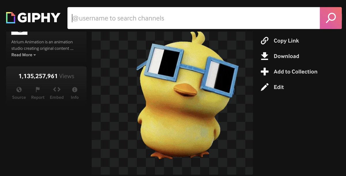Atrium (@atriumnft) on Twitter photo <a href="/realmeetquack/">Meetquack ™</a> X ⌐◨-◨ is one the most used stickers from our giphy library.
Billions 🤝 Cute. <a href="/realmeetquack/">Meetquack ™</a> X ⌐◨-◨ is one the most used stickers from our giphy library.
Billions 🤝 Cute.