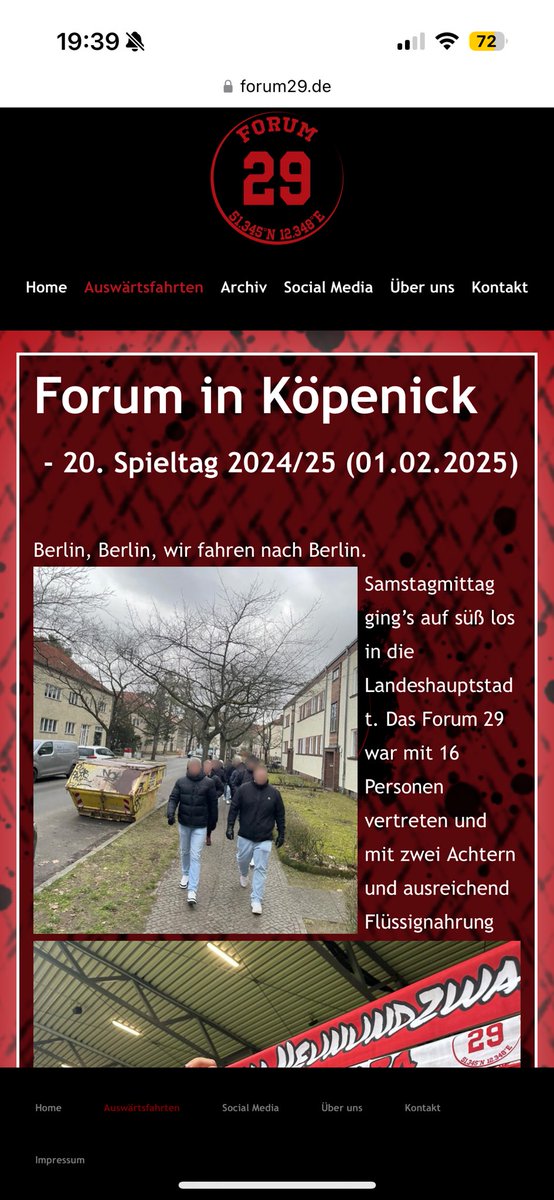 Forum_29's tweet photo. Unser Blog zum Spiel in Köpenick ist online! 

Viel Spaß beim Lesen! 

https://t.co/PSt0ON37k7 https://t.co/P9siDPv7oX