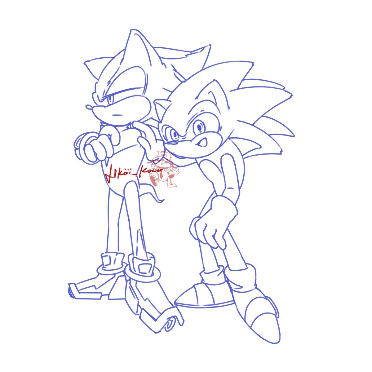 Likoi_070's tweet photo. 黑青大旗!我好喜欢@ShipsLucia 的漫画,但是不够我看 TAT
#sonicfanart #shanic #SONIC https://t.co/ztQnnxpQSP