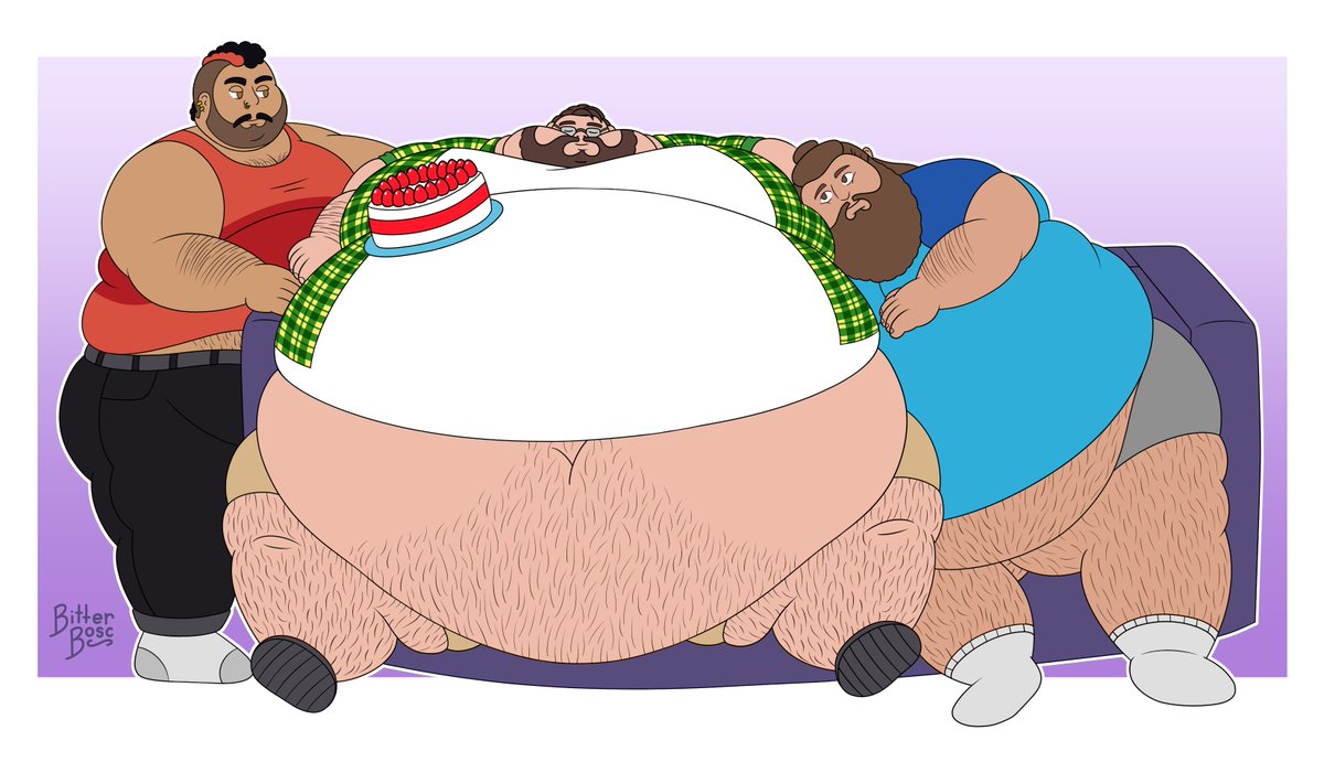 BitterBosc's tweet photo. Might need to size up that sofa soon.

Flat color comm for @PinkSalsa1 

Hope you enjoy! https://t.co/SPB7iOF1FH