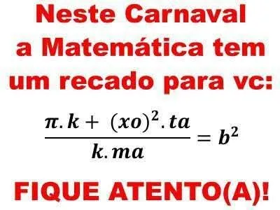Uma boa tarde a todos.
A matem ética ensina tudo...