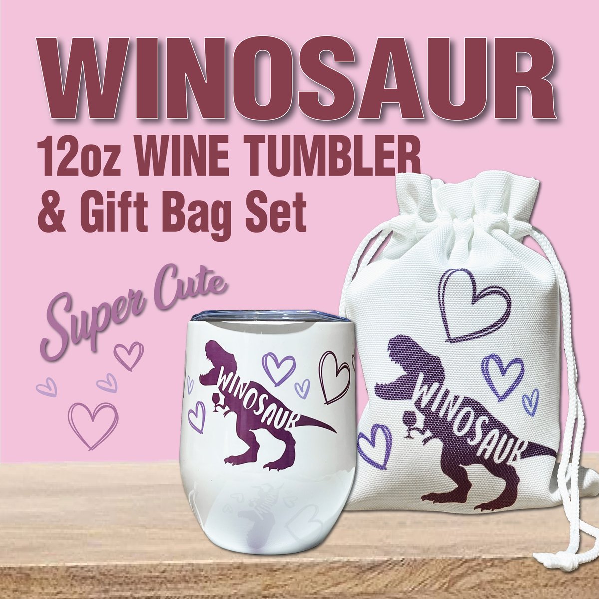 LabelStopInc's tweet photo. https://t.co/mLjbBEIGOW
Super Cute Valentine's Day Gift! WINOSAUR Wine tumbler with lid comes packaged in this very cute and useful sublimated bag.
Click the above link and ORDER today! https://t.co/OFNWnbnFun