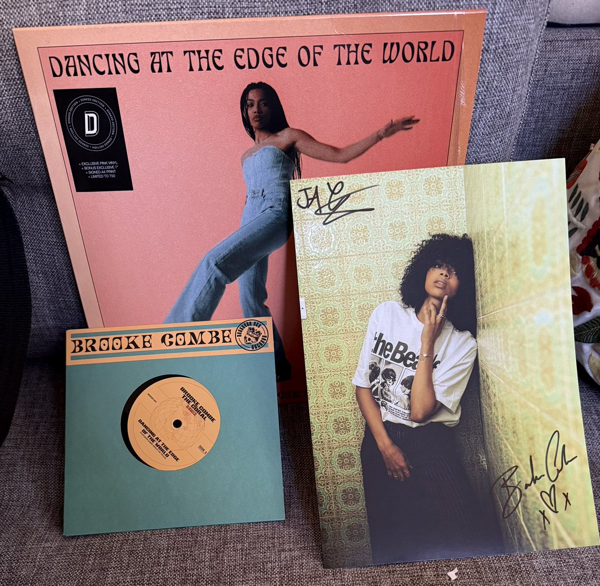 This little <a href="/brookecombe/">Brooke Combe</a> <a href="/dinkededition/">DINKED</a> beauty just landed on the doorstep via <a href="/REFLEX_CD_VINYL/">REFLEX CDs & VINYL</a>.  Kudos to <a href="/PaulWellerNews/">Paul Weller News</a> for the tipoff on ordering via Reflex.  Excited of course to supporting a favorite new artist, hopefully some future tour dates in the US.