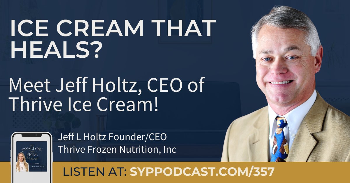 Ever wished there was a way to make nutritional supplements actually enjoyable for your patients with dysphagia?

Meet Jeff Holtz, the ice cream innovator with Thrive Ice Cream, who's shaking up how we think about dysphagia nutrition.  syppodcast.com/357