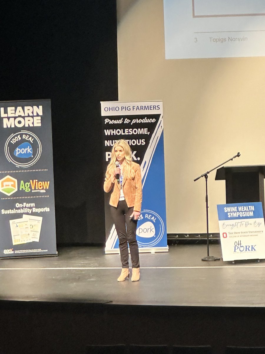 Thank you, Dr. Dunkelberger for sharing your knowledge on the importance of Breeding Robust Sows for Commercial Conditions! #OHPork