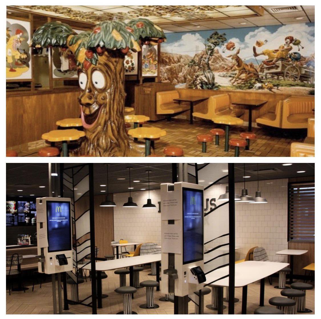 surlygopher's tweet photo. @dunisayno This is just sort of endemic of the era though, right? Like from car colors to company logos, to fast food restaurant designs, everything went minimalist &amp; bland.

Although I think the design pendulum is swinging back. https://t.co/ExLRHPIO3X