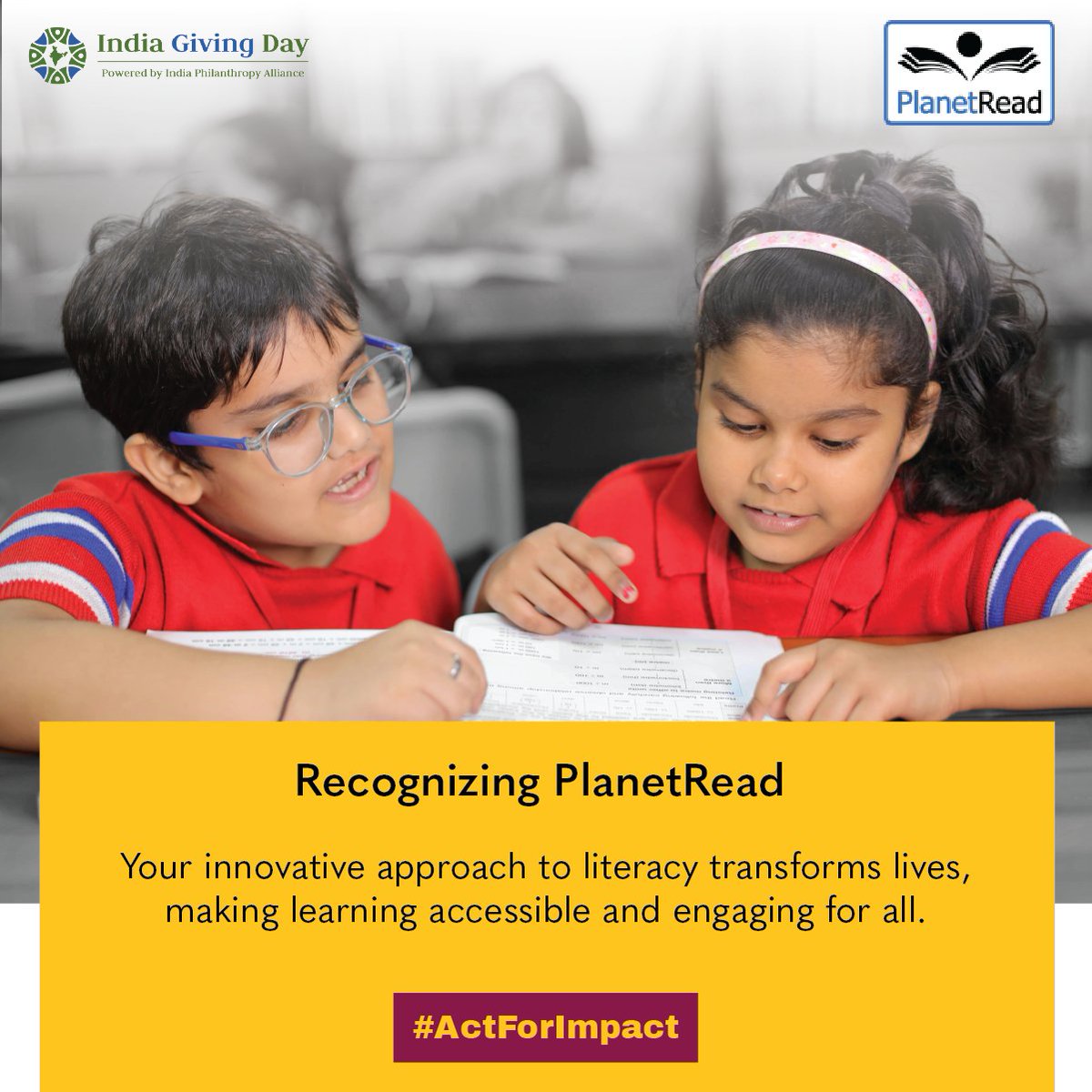 PlanetRead's innovative approach of using Same Language Subtitling (SLS) on popular media has been instrumental in enhancing reading skills across India. 

By synchronizing subtitles with audio content in the same language, they provide automatic reading practice to millions,