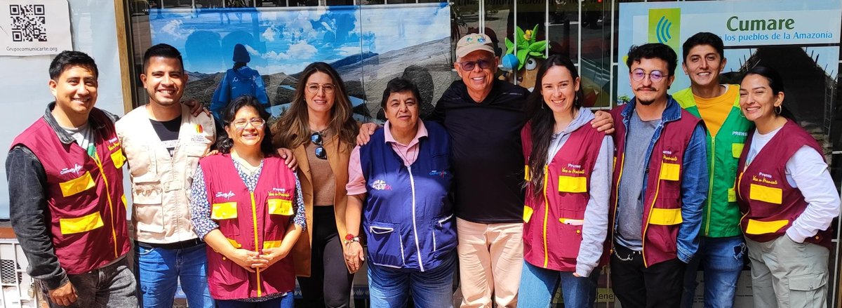 repam_amazonia's tweet image. 📌 El hermano João Gutemberg Sampaio, Secretario Ejecutivo de la REPAM, visitó al grupo Comunicarte, con el objetivo de fortalecer la sinodalidad y los sueños por la Amazonía.

 🤝 ¡Sigamos construyendo juntos el camino de la sinodalidad! 

#repam #repam10años #amazonia