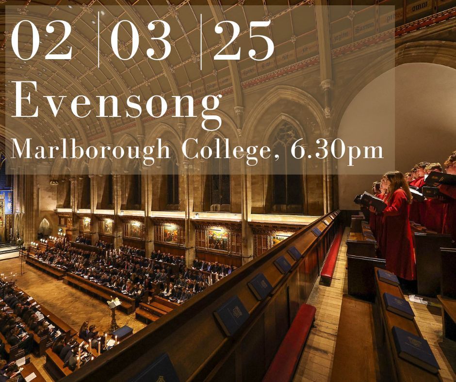 ‼️ FINAL 50 PLACES ‼️ 

Don't miss the opportunity to attend a special Evensong in Chapel at 6.30 pm on Sunday, 2nd March. With over 100 OMs and their guests signed up, book your ticket now to avoid missing out 👉 buff.ly/3Cq6LYp