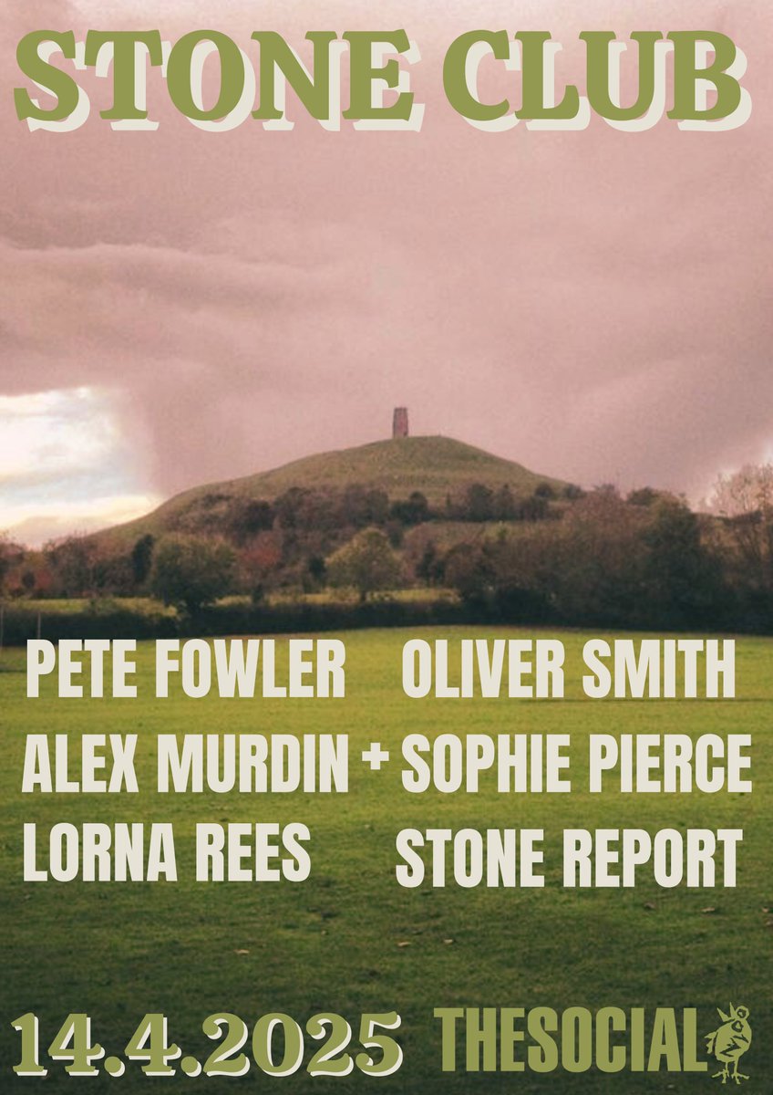 Stone Club (@the_stone_club) on Twitter photo Stone Club <a href="/thesocial/">The Social</a> with <a href="/petefowlerart/">Pete Fowler</a> a reading from <a href="/OliSmithTravel/">Oliver Smith</a> author of On This Holy Island, a talk from <a href="/AlexMurdin/">Alex Murdin</a> & <a href="/sophiepierce/">Sophie Pierce</a> on their new book Rock Idols, artist <a href="/thegobbledegook/">Lorna Rees</a> & a new Stone Report film from Mark S. Williamson
stoneclub.rocks/events/the-soc… Stone Club <a href="/thesocial/">The Social</a> with <a href="/petefowlerart/">Pete Fowler</a> a reading from <a href="/OliSmithTravel/">Oliver Smith</a> author of On This Holy Island, a talk from <a href="/AlexMurdin/">Alex Murdin</a> & <a href="/sophiepierce/">Sophie Pierce</a> on their new book Rock Idols, artist <a href="/thegobbledegook/">Lorna Rees</a> & a new Stone Report film from Mark S. Williamson
stoneclub.rocks/events/the-soc…