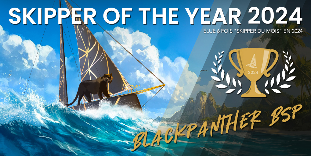 🏆 Skipper de l’Année 2024 🏆

Elle l’a fait ! BlackPanther BSP décroche le titre avec 54,8 % des votes après une saison exceptionnelle 🔥

Merci à tous d’avoir voté et bravo aux finalistes ! #VirtualRegatta