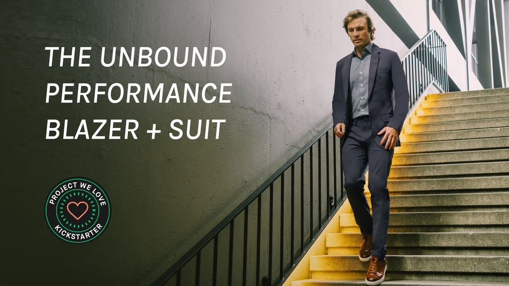 👔 Ready for a blazer that works as hard as you do? Meet the Unbound Performance Blazer &amp; Suit—crafted with TECHSTREME fabric for unstoppable comfort, stain resistance, and 360° smart stretch! Custom-fit to YOU, it’s the tech-savvy upgrade your wardrobe craves! 🚀 

Back the
