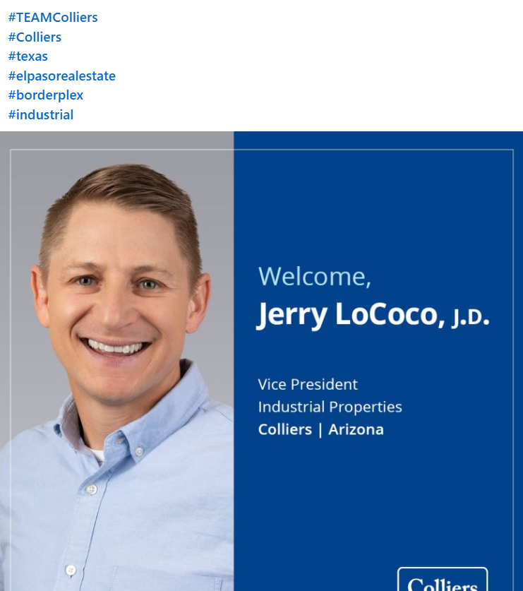 #BorderIndustrialAdvisor 
#IndustrialRealEstate
#ElPaso #Tucson #Nogales #Yuma