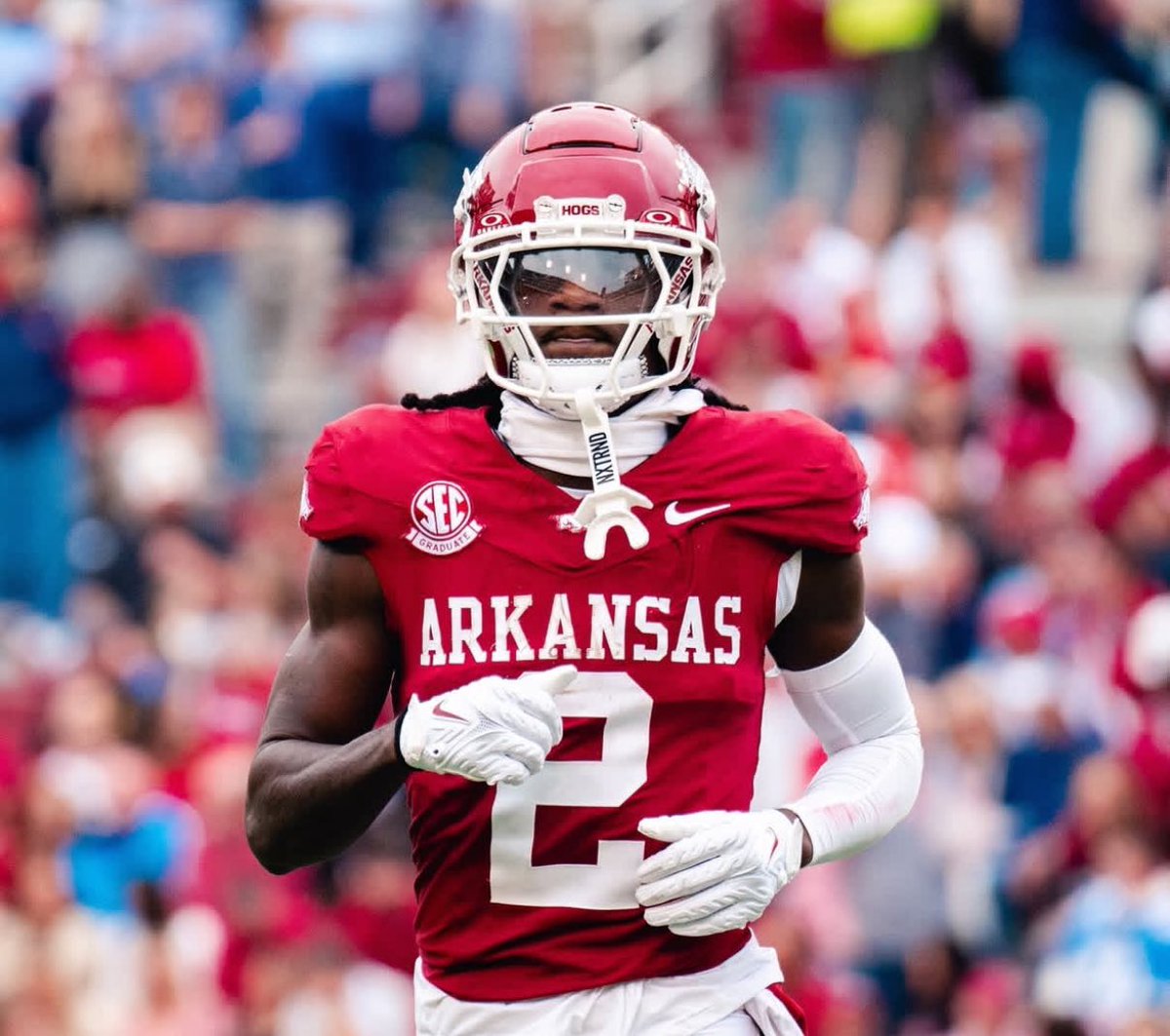 Aiden "A3" Evans (@ace4six) on Twitter photo #AGTG I am Blessed to receive my 5th D1 offer & first SEC offer from The University of Arkansas!! #GoHogs <a href="/T_WILL4REAL/">Coach T-Will</a> <a href="/CoachSamPittman/">Coach Sam Pittman</a> <a href="/modle1112/">Michael Odle</a> <a href="/Coach_Olla/">Nick Olla</a> <a href="/CoachBMathis/">BeeJay Mathis</a> #AGTG I am Blessed to receive my 5th D1 offer & first SEC offer from The University of Arkansas!! #GoHogs <a href="/T_WILL4REAL/">Coach T-Will</a> <a href="/CoachSamPittman/">Coach Sam Pittman</a> <a href="/modle1112/">Michael Odle</a> <a href="/Coach_Olla/">Nick Olla</a> <a href="/CoachBMathis/">BeeJay Mathis</a>