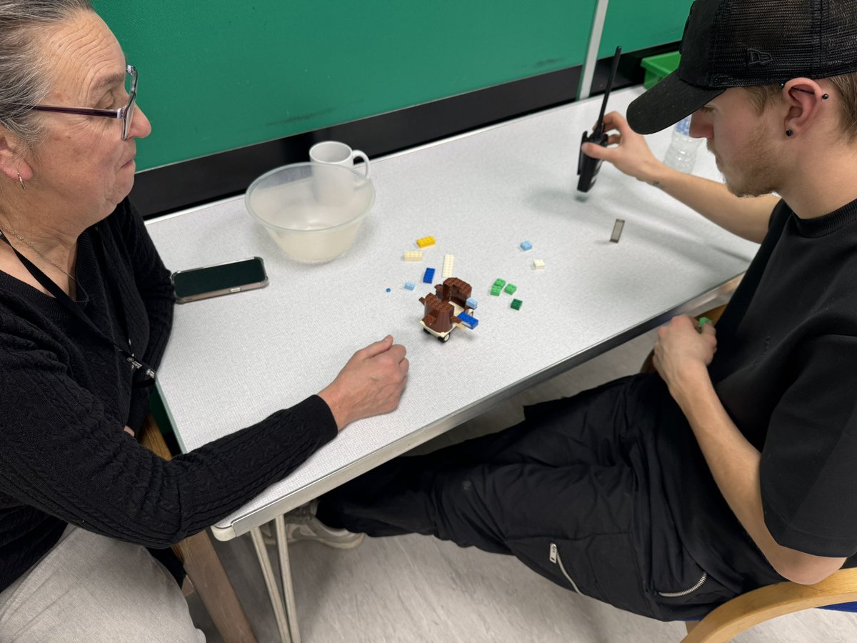 We also had Communication Exercise taking place.
Giving full details / description to build a  Lego structure that u can’t see  but having to follow  information  given to hopefully match 
(Control is only as good as the information given to them!!!!)