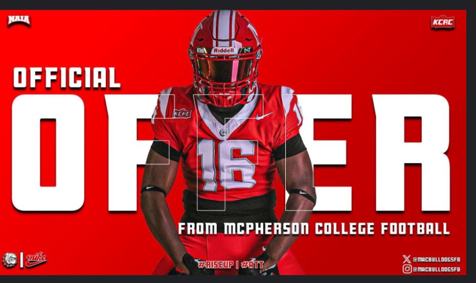 Drake Bowling (@bowlingdrake) on Twitter photo After a great conversation with <a href="/CoachJFisc/">Coach Fiscus</a> Blessed to Receive an offer from <a href="/MACBulldogsFB/">McPherson Football</a> After a great conversation with <a href="/CoachJFisc/">Coach Fiscus</a> Blessed to Receive an offer from <a href="/MACBulldogsFB/">McPherson Football</a>