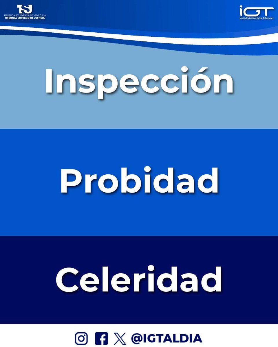 Inspectoría General de Tribunales ⚖️ tweet media